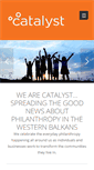 Mobile Screenshot of catalystbalkans.org
