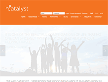 Tablet Screenshot of catalystbalkans.org